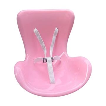 Cadeira de segurança para automóvel para boneca Labubu 17cm - Rosa