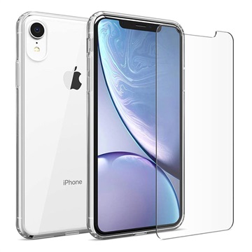 Capa de TPU com Protetor Ecrã Saii 2-em-1 para iPhone XR