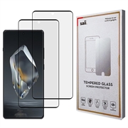 Protector de Ecrã Saii 3D Premium para OnePlus 12R/Ace 3 - 2 Unidades