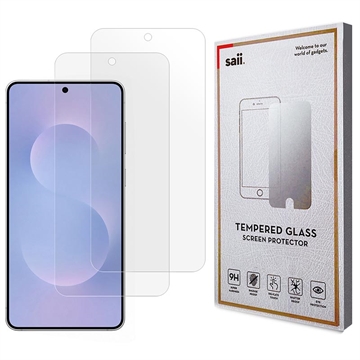 Protector de Ecrã Saii 3D Premium para Samsung Galaxy S25 Edge - 2 Unidades