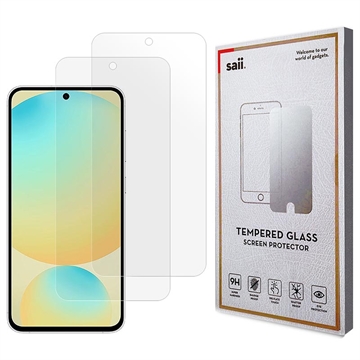 Protector de Ecrã Saii 3D Premium para Samsung Galaxy S25 FE - 2 Unidades
