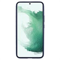 Capa de TPU Saii Fibra de Carbono para Samsung Galaxy S22+ 5G - Azul