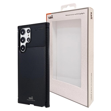 Capa de TPU Fibra de Carbono Saii para Samsung Galaxy S22 Ultra 5G