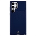 Capa de TPU Fibra de Carbono Saii para Samsung Galaxy S22 Ultra 5G - Azul