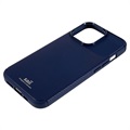 Capa de TPU e Fibra de Carbono Saii para iPhone 13 Pro Max - Azul