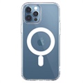 Capa Híbrida Magnética Saii para iPhone 13 Pro Max - Transparente
