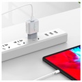 Conjunto de Carregamento Saii PD - 20W, USB-C - Ficha UE - Branco