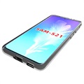 Capa de TPU Saii Premium Antiderrapante para Samsung Galaxy S21 5G - Transparente