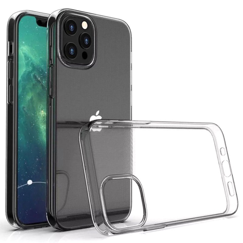 Capa de TPU Saii Premium Antiderrapante para iPhone 13 Pro Max -  Transparente