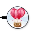 Carregador Rápido Universal Sem Fio Saii Premium - 15W - Balão de Amor