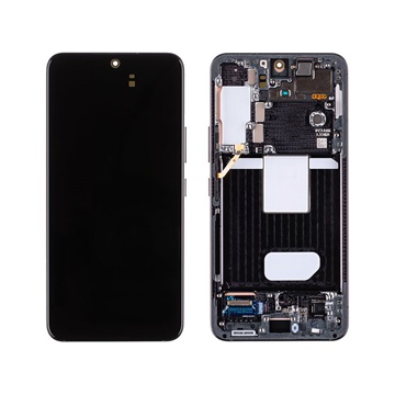 Estrutura para a Parte Frontal e Ecrã LCD GH82-27520A para Samsung Galaxy S22 5G - Preto
