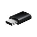 Adaptador MicroUSB / USB Tipo-C Samsung EE-GN930 - Bulk - Preto