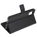 Bolsa tipo Carteira com Função de Suporte para Samsung Galaxy A02s - Preto