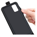 Bolsa Flip Vertical para Samsung Galaxy A03s - Preto