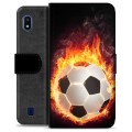 Bolsa tipo Carteira - Samsung Galaxy A10 - Chama do Futebol