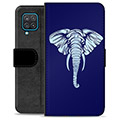 Bolsa tipo Carteira - Samsung Galaxy A12 - Elefante