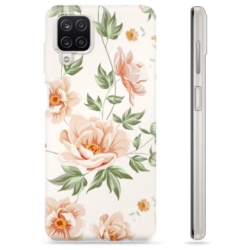 Capa de TPU - Samsung Galaxy A12 - Floral