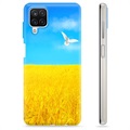 Capa de TPU Ucrânia  - Samsung Galaxy A12 - Campo de trigo