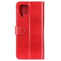 Bolsa tipo Carteira com Fecho Magnético para Samsung Galaxy A12 - Vermelho
