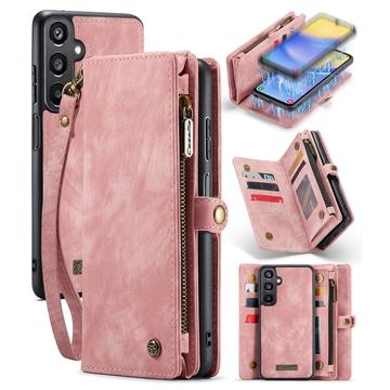 Bolsa tipo Carteira 2-em-1 Caseme 008 Multifuncional para Samsung Galaxy A15 - Cor-de-Rosa