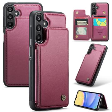 Capa Caseme C22 para Samsung Galaxy A15 Carteira para cartões RFID - Vermelho