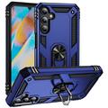 Capa Híbrida com Suporte de Anel para Samsung Galaxy A15 - Azul