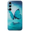 Capa em TPU Stylish Ultra-Slim para Samsung Galaxy A16 - Borboleta Azul