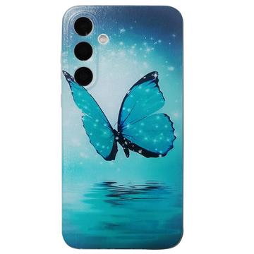Capa em TPU Stylish Ultra-Slim para Samsung Galaxy A16 - Borboleta Azul