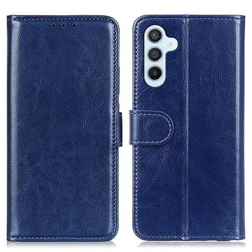 Capa tipo carteira com fecho magnético para Samsung Galaxy A16 - Azul escuro