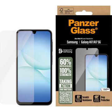 Protetor de Ecrã PanzerGlass Ultra-Wide Fit EasyAligner para Samsung Galaxy A17 - Transparente