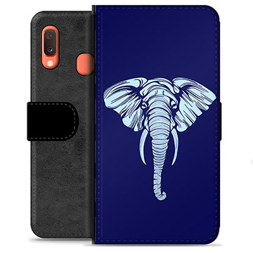 Bolsa tipo Carteira - Samsung Galaxy A20e - Elefante