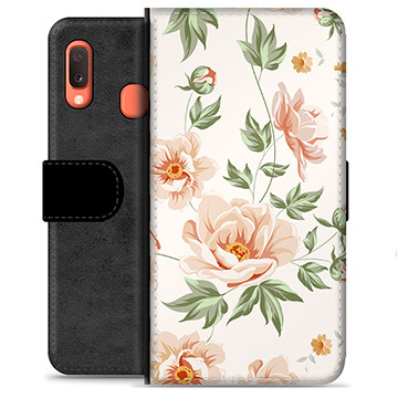 Bolsa tipo Carteira - Samsung Galaxy A20e - Floral
