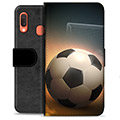 Bolsa tipo Carteira - Samsung Galaxy A20e - Futebol
