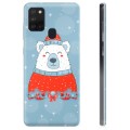 Capa de TPU - Samsung Galaxy A21s - Urso de Natal