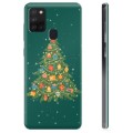 Capa de TPU - Samsung Galaxy A21s - Árvore de Natal