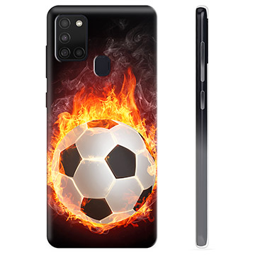 Capa de TPU - Samsung Galaxy A21s - Chama do Futebol