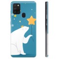Capa de TPU - Samsung Galaxy A21s - Urso Polar