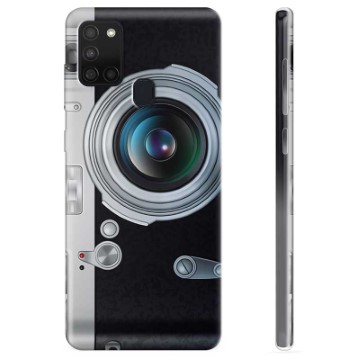 Capa de TPU - Samsung Galaxy A21s - Câmera Retrô