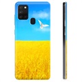Capa de TPU Ucrânia para Samsung Galaxy A21s  - Campo de trigo