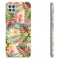 Capa de TPU - Samsung Galaxy A22 5G - Flores Cor-de-rosa