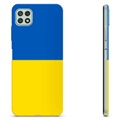 Capa de TPU Bandeira da Ucrânia  - Samsung Galaxy A22 5G - Amarelo e azul claro