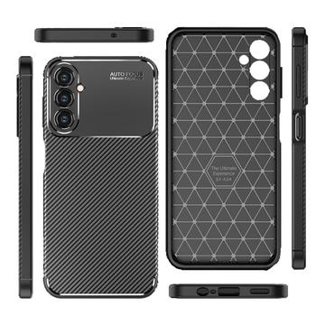 Capa de TPU Fibra de Carbono Beetle para Samsung Galaxy A24 4G - Preto