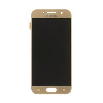 Ecrã LCD para Samsung Galaxy A3 (2017) - Dourado
