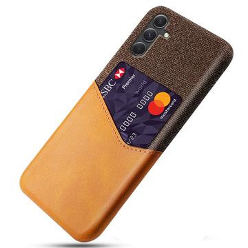 Capa com Porta-Cartões KSQ para Samsung Galaxy A35 - Cor-de-Laranja