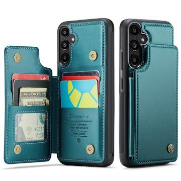 Capa Caseme C22 para Samsung Galaxy A36 Carteira para cartões RFID - Verde