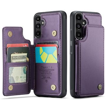 Capa Caseme C22 para Samsung Galaxy A36 Carteira para cartões RFID - Roxo