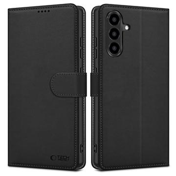 Capa para carteira Tech-Protect com íman e suporte para Samsung Galaxy A36 - Preto