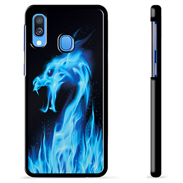 Capa Protectora - Samsung Galaxy A40 - Dragão de Fogo Azul