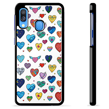 Capa Protectora - Samsung Galaxy A40 - Corações