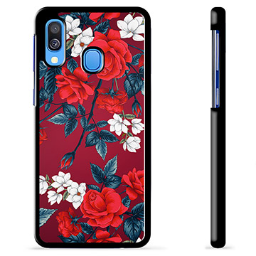 Capa Protectora - Samsung Galaxy A40 - Flores Vintage